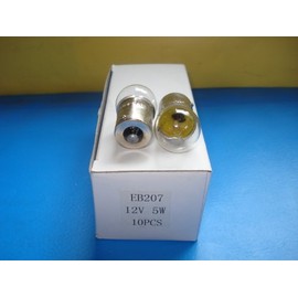 10 x 207 12v 5W BA15S Bulbs