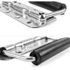 Pack of 4 Folding Handles, Stainless Steel Hardware Boxes, Spring-Loaded