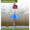 Squirrel Baffle for Bird Feeder Pole, 19 Inch Baffles Guard
