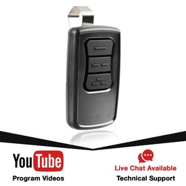 For Genie 2 Garage Door Opener 3-Button Remote Replacement for Genie GM3T-R GM3TR