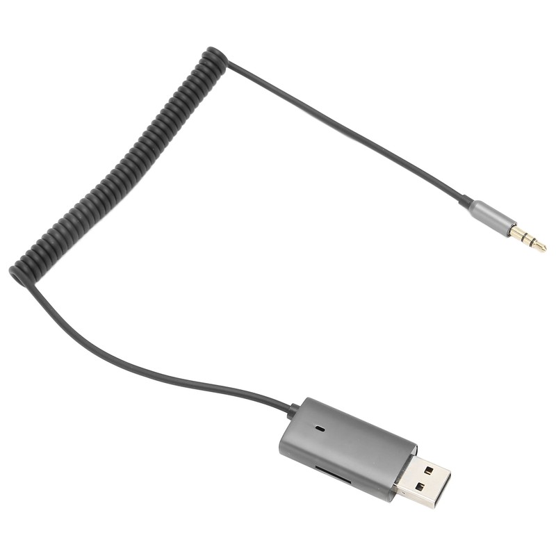 Bluetooth 5.1 Aux Adapter Built in Mic Hands Free Call
