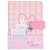 2Sets A6 Magnetic Buckle Notebook Binder Cute Bunny Pattern Daily