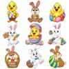 Large Easter Bunny Cutouts Chicks Cardboard Cutout Happy Easter Bulletin