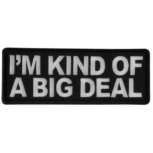 Ivamis I'm Kind of a Big Deal Funny Iron on