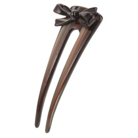 SAFIGLE Vintage U Shaped Hairpin Bow Hair Clip for Women Multi-Color Acetate Hair Accessories for Girls for Updos and Hairstyles