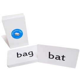 50 Laminated Pre-Phonics CVC Picture Reading Cards