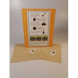 Summit Tea - Our Best Draw String and Tea Filter Bags - Chlorine Free - Unbleached 100 Count Disposable Tea, Herb and Spice Bags.