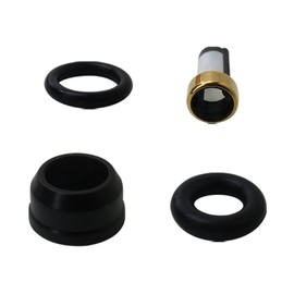 DEARCOOL Fuel Injector Service Repair Kit O-Rings Filters Seals Pintle Caps for 2005 Buick Century Limited Sedan 4-Door 3.1L 189Cu. in. V6