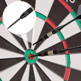 Heveer Steel Darts Tips Black Dart Tips with 2BA Thread Darts Accessories for Replacing Darts Tips Pack of 16