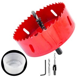 125mm Hole Saw and Hole Saw Accessories Dust Bowl 2PCS set,LAIWEI hole saw dust collector for all hole saws up to 125mm cutting diameter