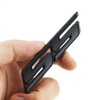 Black SS Letter Fender Side Lid Emblem Badge Fit for