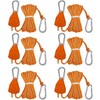 KOKKOYA 14ft Retractable Paracord Tie Down Straps - 6 Pack