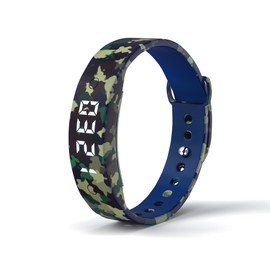 Sida-Earcy Vibrating Alarm Reminder Watch, Silent Alarm Wristband up to 15 Personal Alarms or Pill Reminders per Day (Mixed Green)