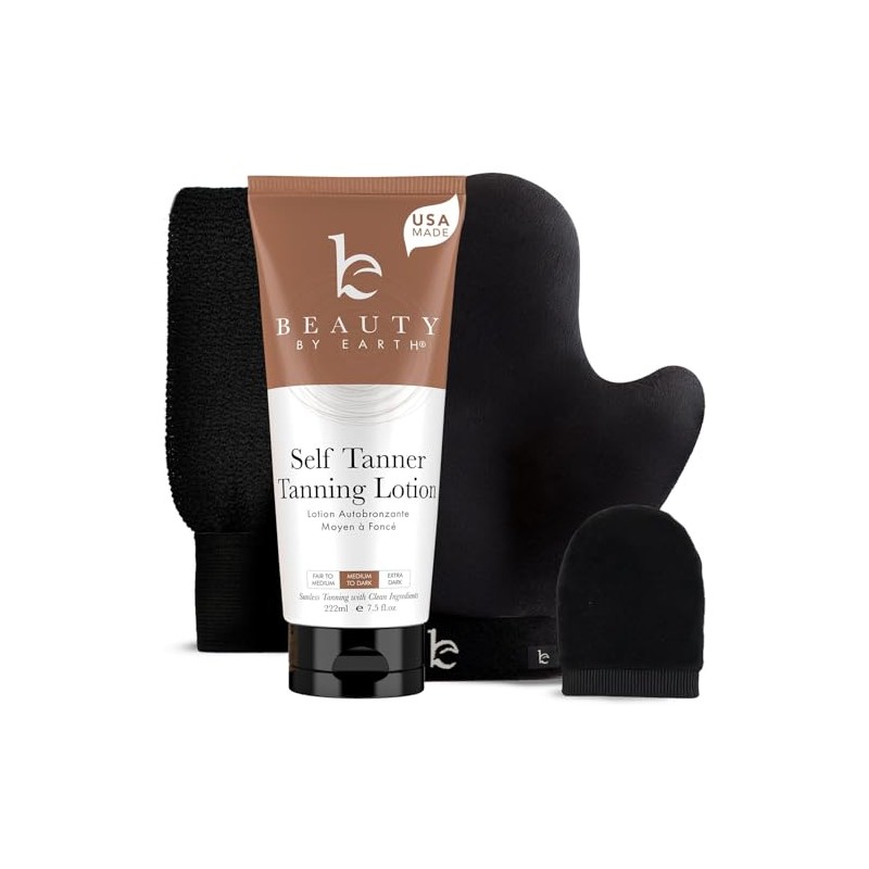 Self Tanner & Tanning Application Kit - Bundle of Sunless