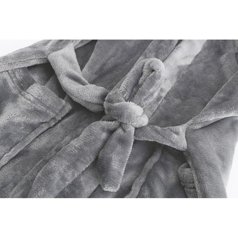 CJMJXPH Boys Soft Hooded Bathrobe Kids Warm Gamer Fleece Robe
