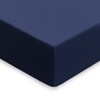 Extra Deep Fitted Sheets 16"/40CM Deep 15 Colours (NAVY, Single)