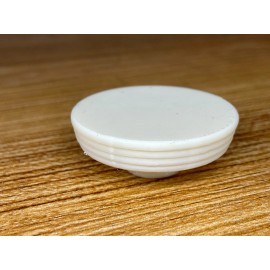 Right Knob Replacement for Smith-Corona 1950's Series Portable Typewriters Cream