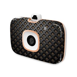MightySkins Skin Compatible with HP Sprocket 2-in-1 Photo Printer - Black Wall | Protective, Durable, and Unique Vinyl Decal wrap Cover | Easy to Apply, Remove, and Change Styles | Made in The USA