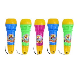 TOYANDONA Rock Star Toy 5pcs Echo Microphone Sing Along Microphone Toy Microphon Toy for Kids Birthday Party Home KTV Kids Microphone