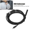 USB Industrial Endoscope with 6 LED Lights 7mm Probe Pipe