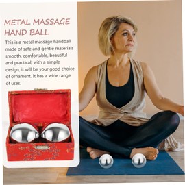 Baoding Iron Ball Sports Toy Health Massage Balls Exercise Training Ball Baoding Balls Training Chinese Massage Balls Toys Metal Massager Hand