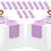 12 Pack Lavender Cheesecloth Table Runner 35 x 70 Inch