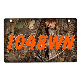 onestopairbrushshop ATV License Plate