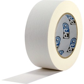 ProTapes Colored Crepe Paper Masking Tape, 60 yds Length x 1/2" Width, White (Pack of 1)