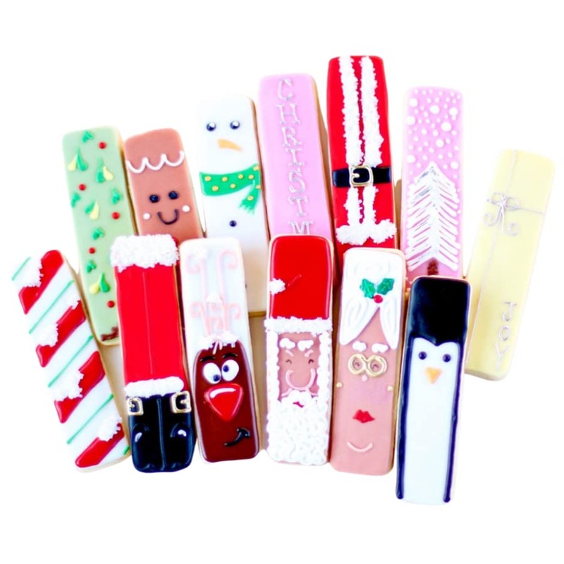 18 Pc. Christmas Cookie Stick Boxed Gift Set! Christmas, Holiday,