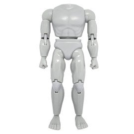 Figures Toy Company 8 Inch Type S Retro Muscular Body (Gray)