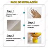 FUNKYMI Azulejo De Mármol De Vinilo Autoadhesivas Para Suelo 30x30cm