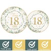 18th Birthday Party Supplies, Sage Green 9in 7in 18th Birthday