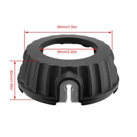 Atyhao 2 Piece Replacement Accessory for Brush Cutter Trimmer Head Cover Cap Fits McCulloch B26Ps, T26Cs, MT260CLS, T22LCS Strimmer, Default