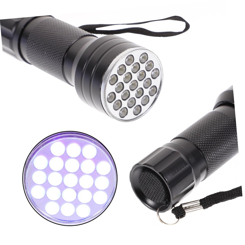 CHILDWEET 1set Car Air Conditioner Leak Detector Kit Uv Flashlight