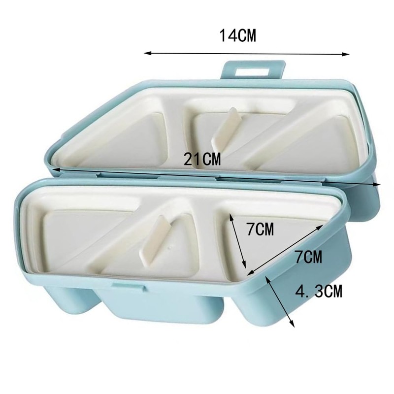 Leadigol 6 in 1 Onigiri Mould 6 Cavity Triangle Japanese