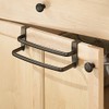 iDesign Axis Over-the-Cabinet Kitchen Dish Towel Bar Rack - 9",