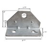 10 Pack Swivel Top Angle Bracket Bolster Bunk Board Adjustable