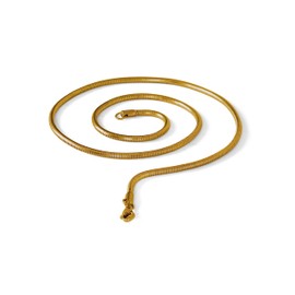 Fly Style Snake Chain Stainless Steel Gold 0.9 mm I 1.2 mm I 2 mm I 3.2 mm · Necklace Men Women · 41-76 cm, Stainless Steel