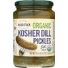 Woodstock Farms Organic Kosher Pickles - Whole Dill - 24