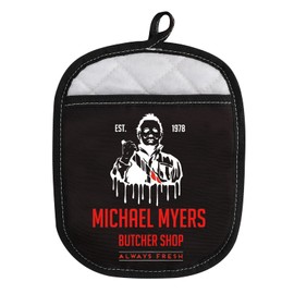 CMNIM Michael Horror Oven Mitts,Horror Movie Characters Oven Mitts/BBQ Gloves,Villains Pot Holders,Horror Lover Gift for Kitchen Cooking Baking Grilling (Michael Horror Oven Mitts)