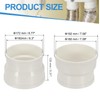 PATIKIL 7" to 6" Duct Reducer PVC Pipe Increaser Adapter"