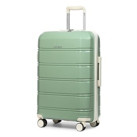 Joyway Luggage Carry On Suitcases 24inch Lightweight Polypropylene Carrying Case with TSA Lock Green