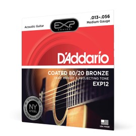 D'Addario EXP12-B25 Coated Acoustic Guitar Strings
