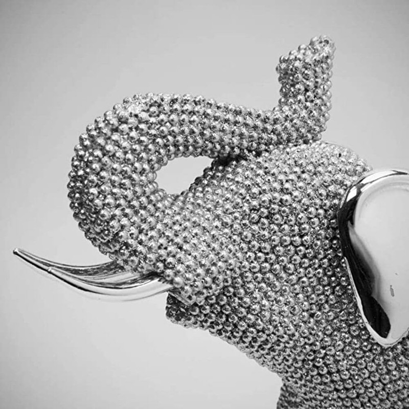 Naturecraft Collection Sparkly Diamante Elephant Figurine Statue NC1151