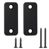 Blulu 2 Set Door Hole Cover Plate 1" x 2-1/4"