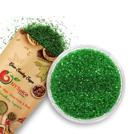 NY Spice Shop Christmas Sprinkles Green Sanding Sugar - 8 Ounce Sweet Colorful Edible Sprinkles for Christmas Cookies, Christmas Baking, Ice Cream, Desserts and Crunchy Toppings Christmas Treats