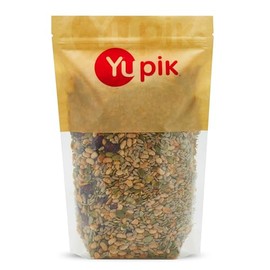 Yupik Salad Topping Mix, 2.2 lb (35.2 oz), Kosher, Vegan, Blend of Pumpkin Seeds, Sunflower Seeds, Soy Beans & Cranberries, Good Source of Protein & Fiber, Sweet & Salty Flavor