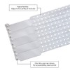 Wristall 100 Pack White Hospital Wristbands Vinyl Patient Id Bands