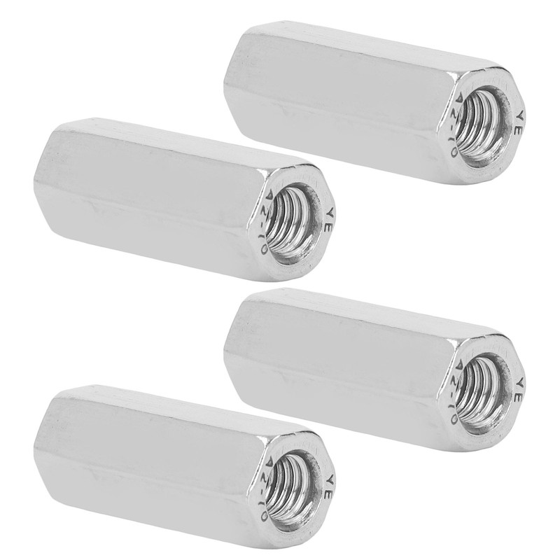 10Pcs Coupling Nut Hex 304 Stainless Steel Rod Connector Nut