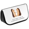 Mr. & Mrs. Panda Hedgehog Love Cosmetic Bag, White, Hand